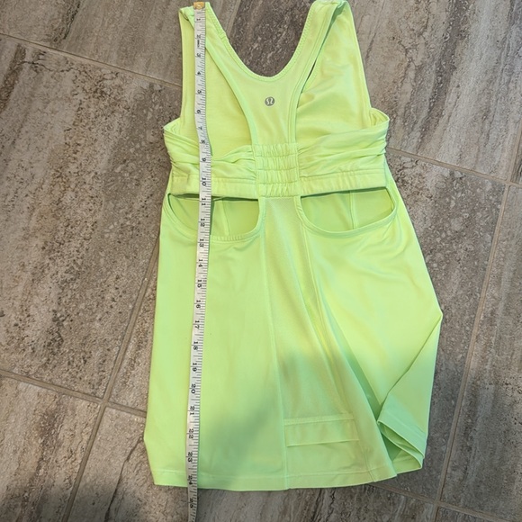 Lululemon Tone It Tank Bright Yellow / Green Size - Picture 10 of 13